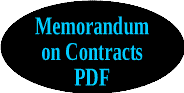 Memorandum on Contracts